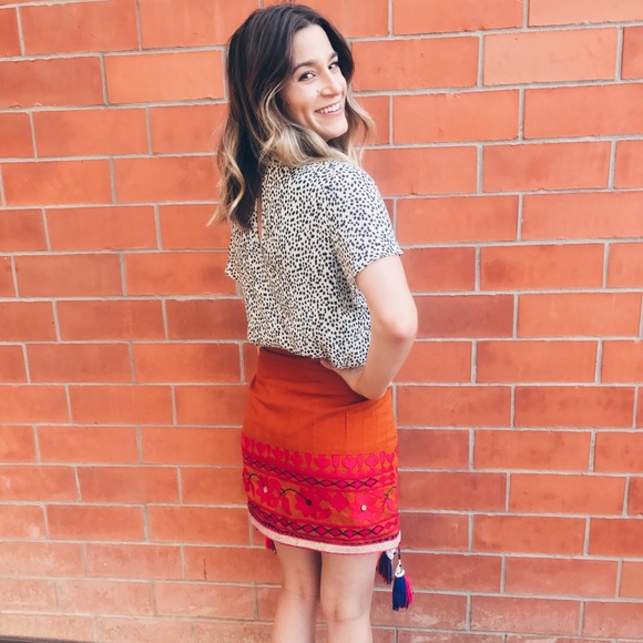 Black Indie Tassel Skirt - Picture 7 of 7